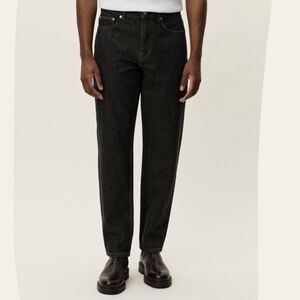 Les Deux Dark Wash Tapered Fit Denim Jeans in W32 L32